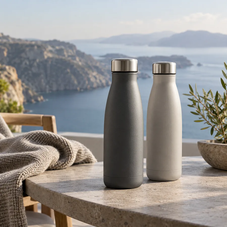 Unbranded insulated water bottles for travel and daily use